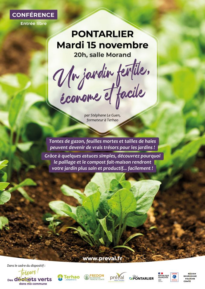Affiche pour la conférence Préval